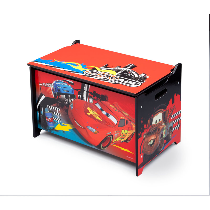 Cars Disney Pixar Cars Toy Box with Safety Hinge Wayfair.co.uk